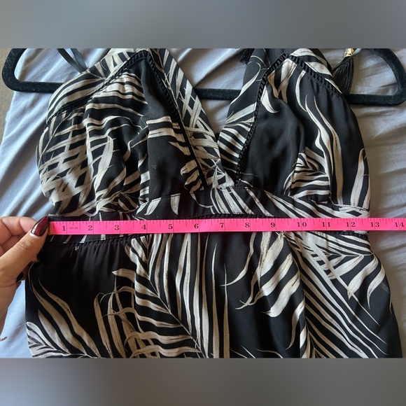 White House Black Market Palm Print Maxi Dress - Picture 6 of 6